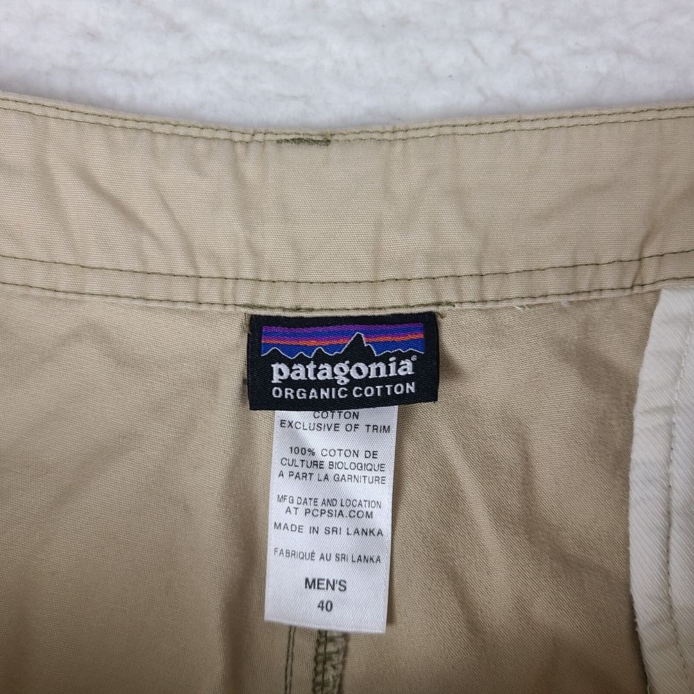 Patagonia Shorts Mens 40 Beige 11" Inseam Casual Cargo Pocket Performance - Picture 7 of 12